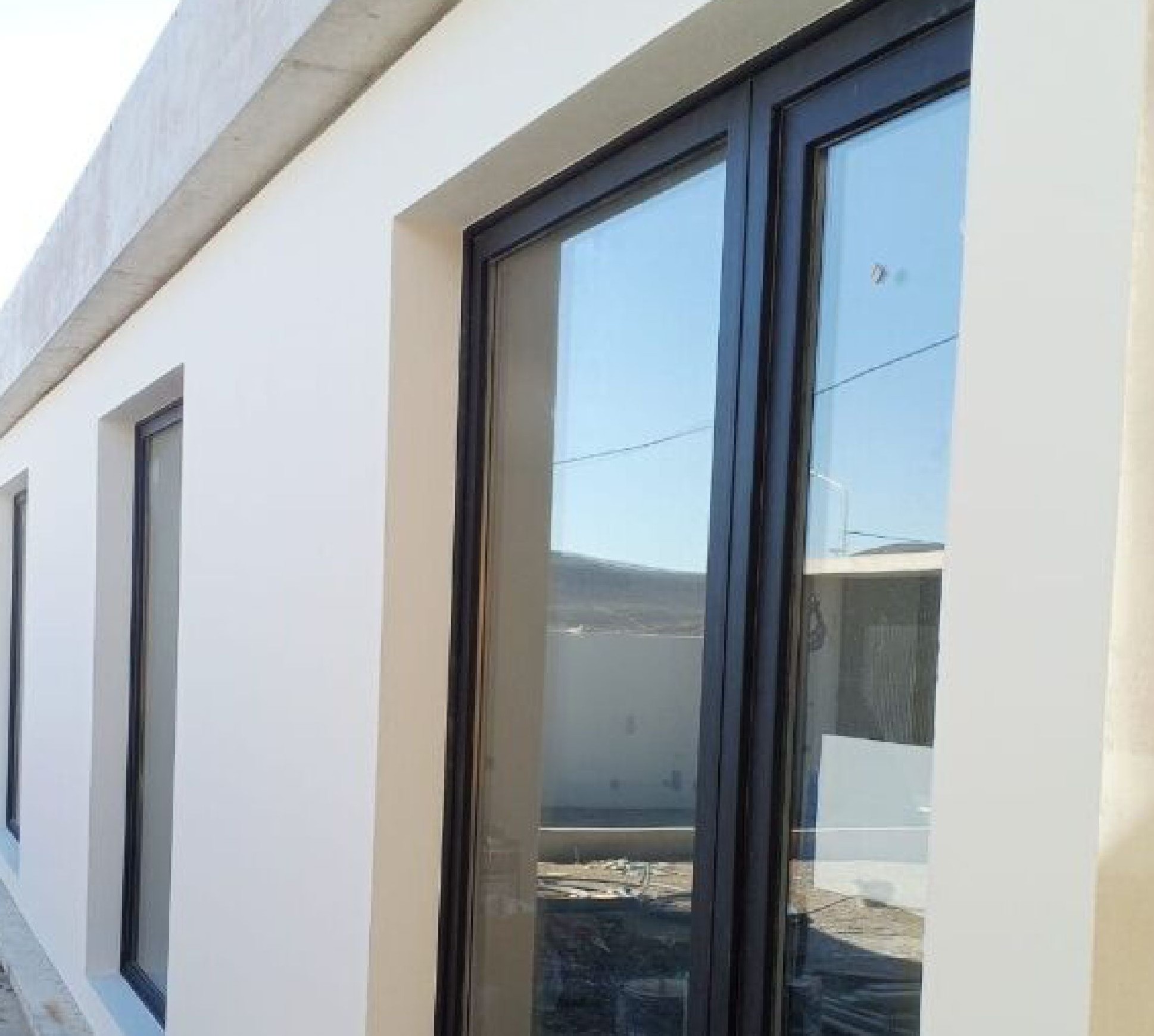 Terminación exterior en obra